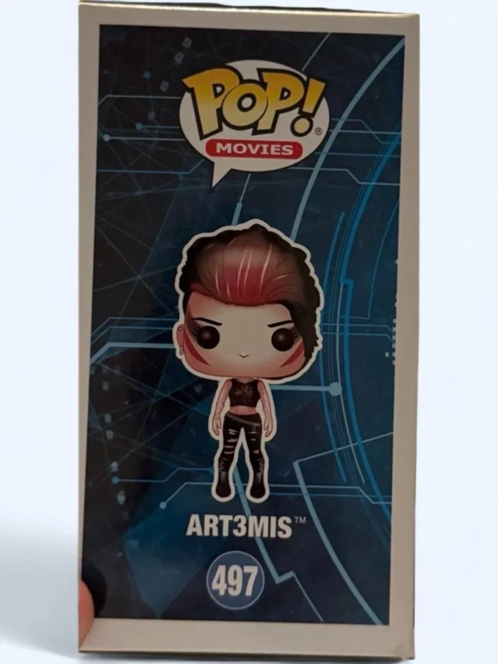 Funko Pop ART3MIS Figure with Red and Black Design